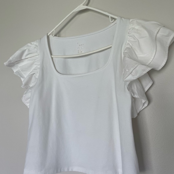 NWOT A New Day Flutter Sleeve Top - Picture 5 of 6